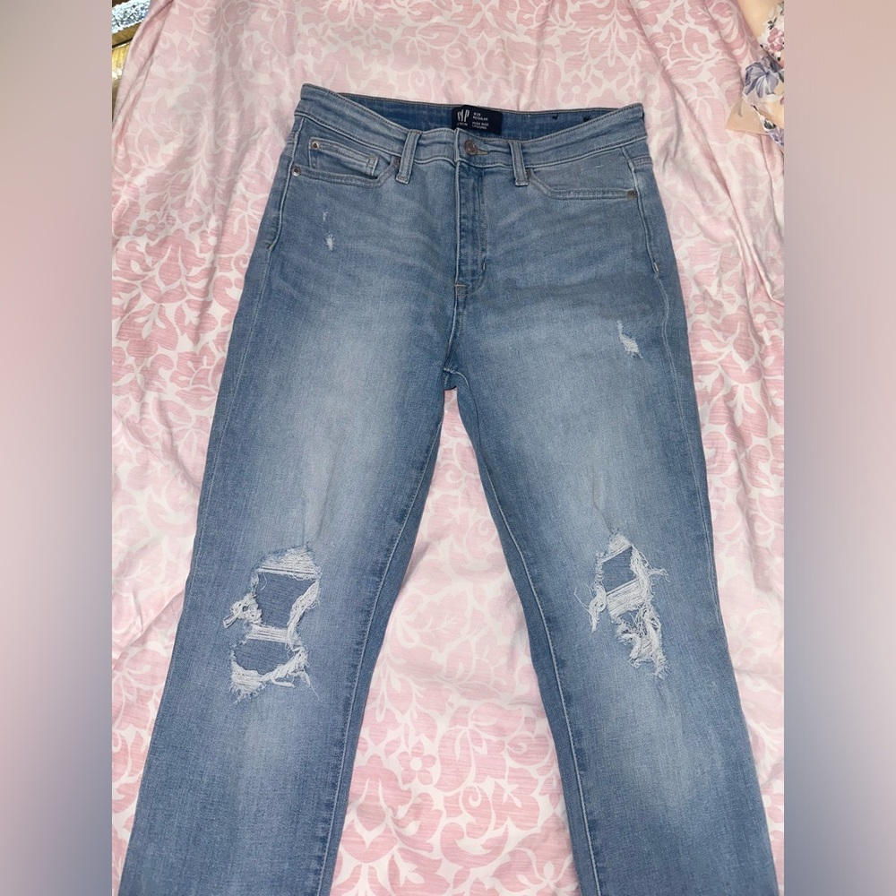 Gap women jeans size 8/29 high rise regular leggings